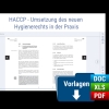 HACCP  Umsetzung des neuen Hygienerechts in der Praxis zum Download