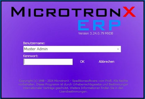 1. Produktbild MicrotronX ERP - Speditionssoftware