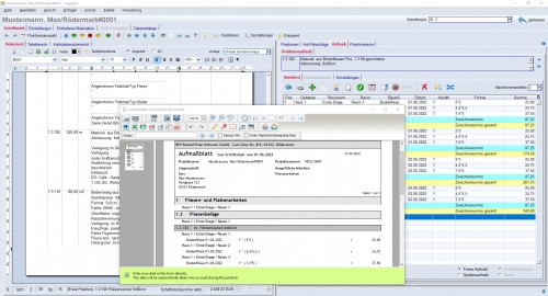 Create invoices based on your measurements