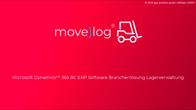 move)log - Microsoft Dynamics 365 Business Central ERP Software Branchenlsung Lagerverwaltung